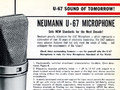 Neumann U 67 a Technológiai Hírességek Csarnokában