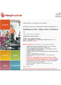 Hangfesztivál 2011. Május 14-én 10:00-kor!