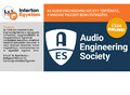 A IX. INTERTON Egyetemen bemutatjuk: Az Audio Engineering Society története, a magyar tagozat bemutatkozása (CSAK ONLINE!)